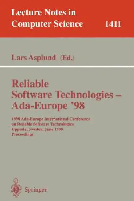 Buy Reliable Software Technologies - Ada-Europe '98 (English, Lars Asplund) — BookShops.in