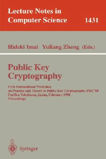 Buy Public Key Cryptography (English, Hideki Imai | Yuliang Zheng) — BookShops.in