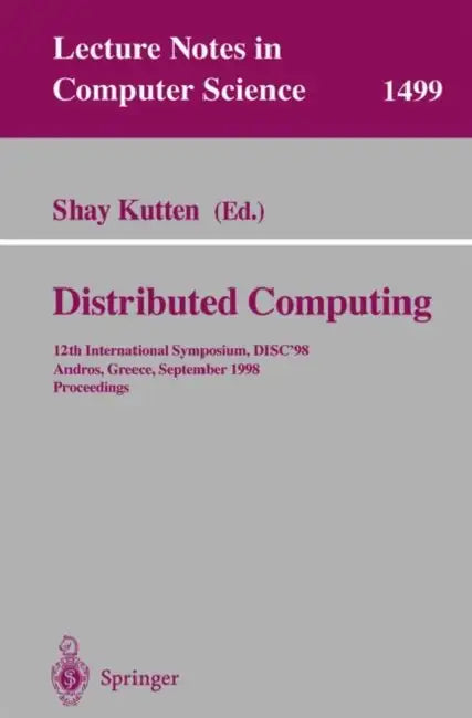 Buy Distributed Computing (English, Shay Kutten) — BookShops.in