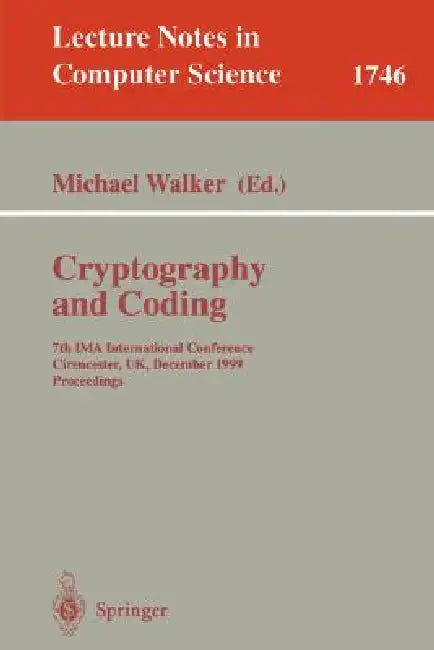 Buy Cryptography and Coding (English, Michael Walker) — BookShops.in