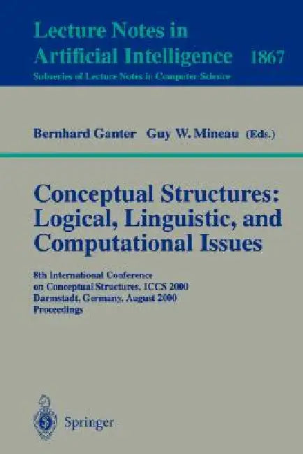 Buy Conceptual Structures (English, Bernhard Ganter | Guy W. Mineau) — BookShops.in
