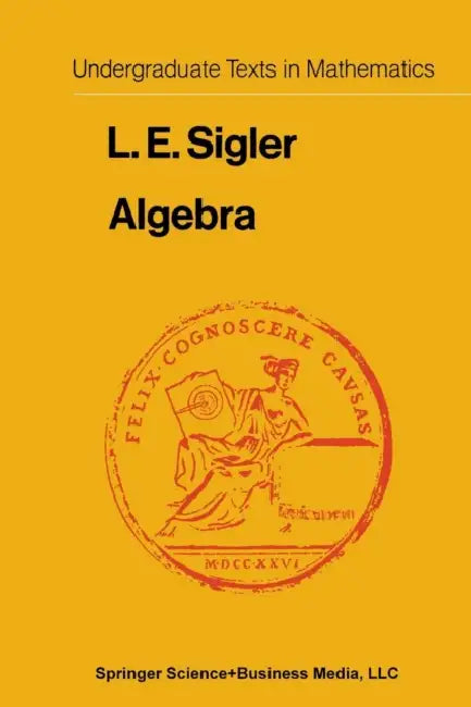 Buy Algebra (English, Laurence Edward Sigler) — BookShops.in
