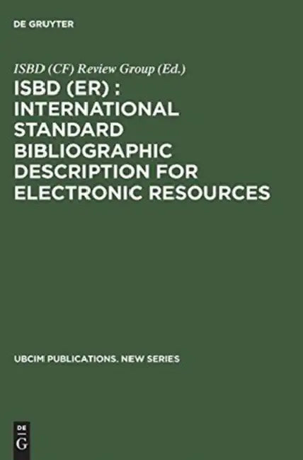 Buy Isbd (Er) (English, Isbd (Cf) Review Group) — BookShops.in