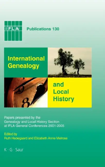 Buy International Genealogy and Local History (English, Ruth Hedegaard | Elizabeth Anne Melrose) — BookShops.in
