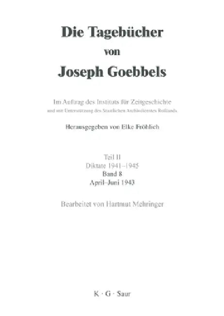 Buy April - Juni 1943 (English, Hartmut Mehringer) — BookShops.in