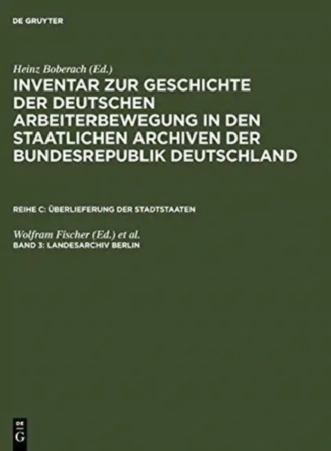 Buy Landesarchiv Berlin (English, Wolfram (EDT)/ Lösche, Peter (EDT)/ Fuchs, Eckhardt (ADP)/ Lewin, Rosemarie (ADP) Fischer) — BookShops.in