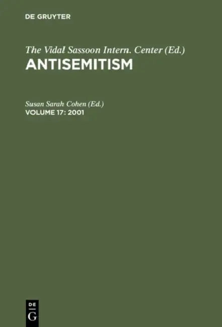 Buy Antisemitism (English, Susan Sarah (EDT) Cohen) — BookShops.in