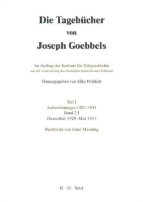 Buy Dezember 1929 - Mai 1931 (English, Anne Munding) — BookShops.in