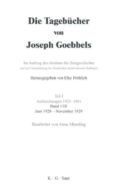 Buy Juni 1928 - November 1929 (English, Anne Mundig) — BookShops.in