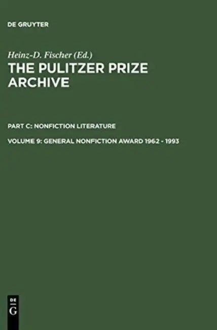 Buy General Nonfiction Award 1962 - 1993 (English, Heinz-D Fischer) — BookShops.in