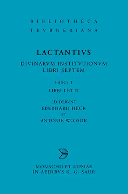 Buy L. Caelius Firmianus Lactantius (English, Eberhard Heck) — BookShops.in