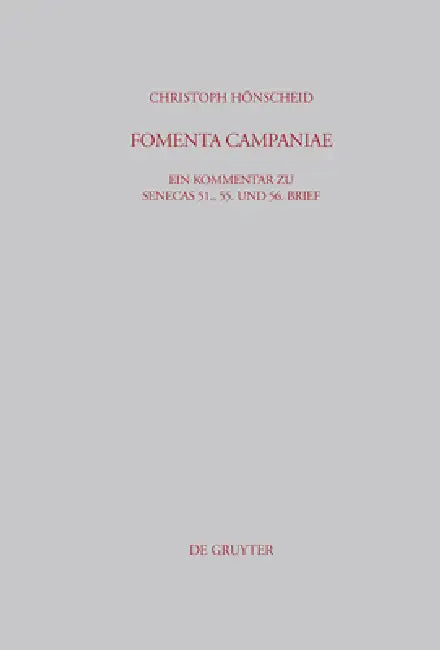 Buy Fomenta Campaniae (English, Christoph Hönscheid) — BookShops.in