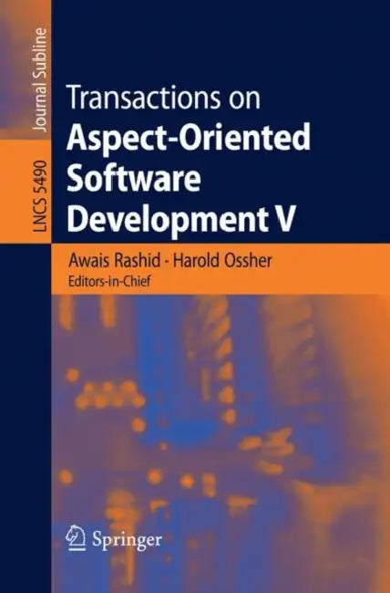 Buy Transactions on Aspect-Oriented Software Development V (English, Awais Rashid | Harold Ossher) — BookShops.in
