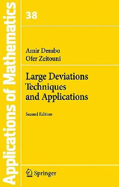 Buy Large Deviations Techniques and Applications (English, Amir Dembo | Ofer Zeitouni) — BookShops.in