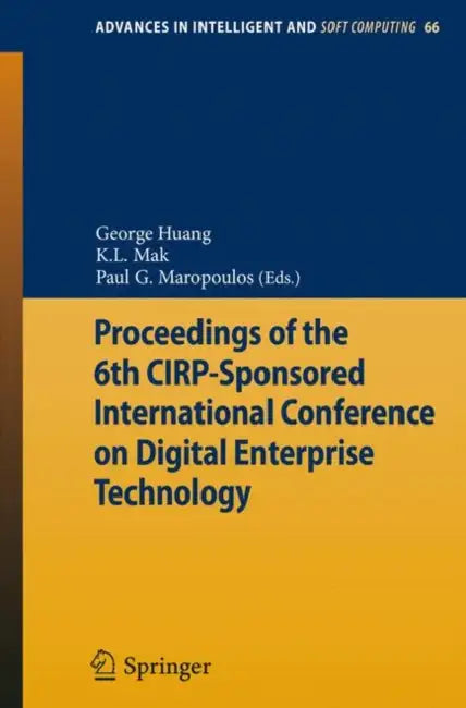Buy Proceedings of the 6th Cirp-Sponsored International Conferen — BookShops.in