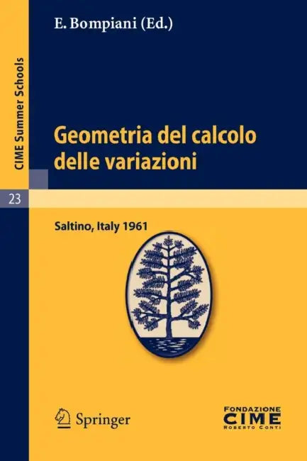 Buy Geometria del Calcolo Delle Variazioni (English, E. Bompiani) — BookShops.in
