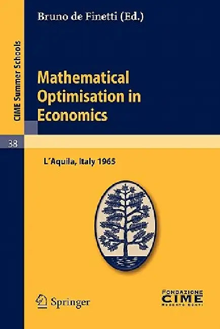 Buy Mathematical Optimisation in Economics (English, Bruno de Finetti) — BookShops.in