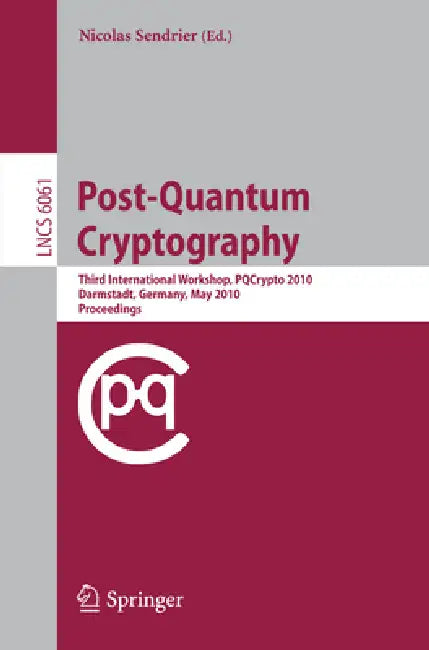 Buy Post-Quantum Cryptography (English, Nicolas Sendrier) — BookShops.in