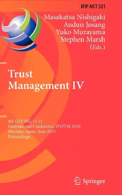 Buy Trust Management IV (English, Masakatsu Nishigaki | Audun Josang | Yuko Murayama) — BookShops.in