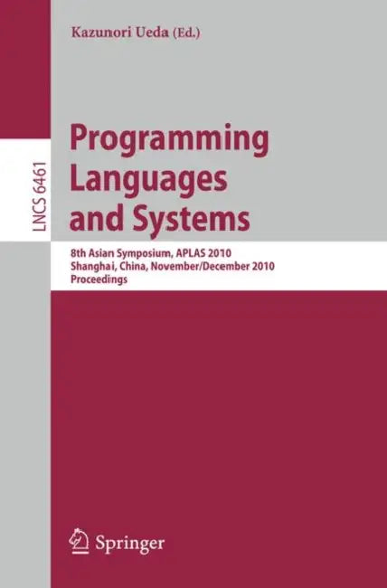 Programming Languages and Systems (English, Kazunori Ueda)