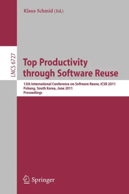 Buy Top Productivity Through Software Reuse (English, Klaus Schmid) — BookShops.in