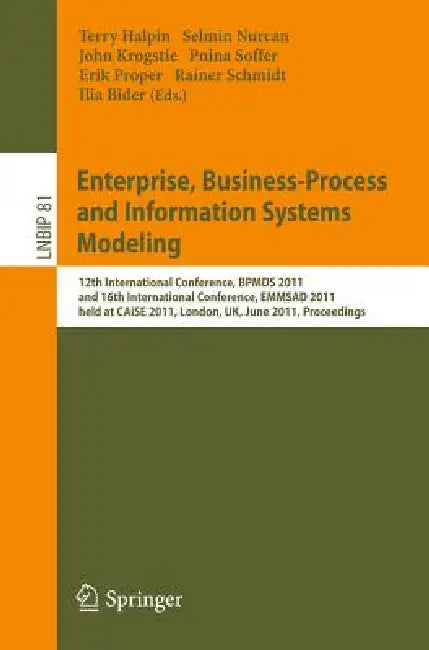 Buy Enterprise, Business-Process and Information Systems Modeling (English, Terry Halpin | Selmin Nurcan | John Krogstie) — BookShops.in
