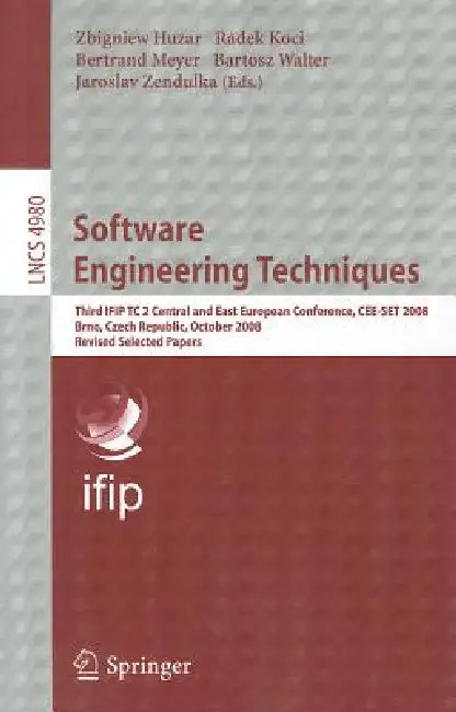 Buy Software Engineering Techniques (English, Zbigniev Huzar | Radek Koci | Bertrand Meyer) — BookShops.in