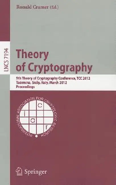 Buy Theory of Cryptography (English, Ronald Cramer) — BookShops.in