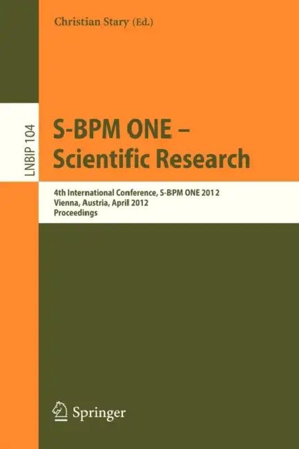 Buy S-BPM One - Scientific Research (English, Christian Stary) — BookShops.in