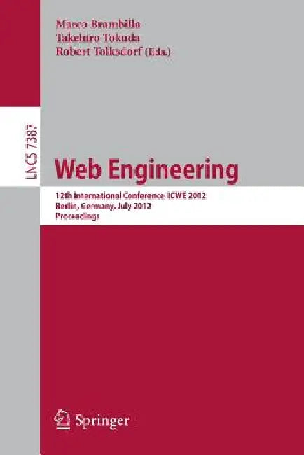 Buy Web Engineering (English, Marco Brambilla | Takehiro Tokuda | Robert Tolksdorf) — BookShops.in