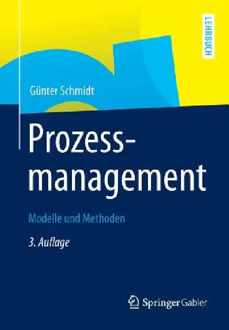 Buy Prozessmanagement (English, Günter Schmidt) — BookShops.in
