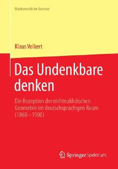 Buy Das Undenkbare Denken (English, Klaus Volkert) — BookShops.in