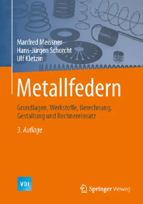 Buy Metallfedern (English, Manfred Meissner | Hans-Jürgen Schorcht | Ulf Kletzin) — BookShops.in