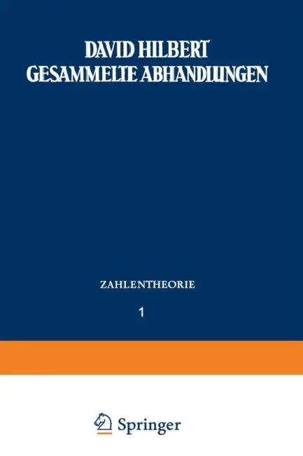 Buy Gesammelte Abhandlungen (English, David Hilbert) — BookShops.in