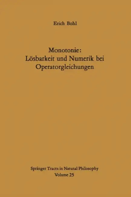 Buy Monotonie (English, E. Bohl) — BookShops.in
