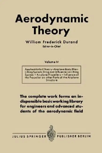 Buy Aerodynamic Theory | by William Frederick Durand | Springer | by William Frederick Durand | Springer | by William Frederick Durand | Springer | by William Frederick Durand | Springer | by William Frederick Durand | Springer | by William Frederick Durand | Springer | by William Frederick Durand | Springer | by William Frederick Durand | Springer | by William Frederick Durand | Springer | by William Frederick Durand | Springer | by William Frederick Durand | Springer | by William Frederick Durand — BookShops.in