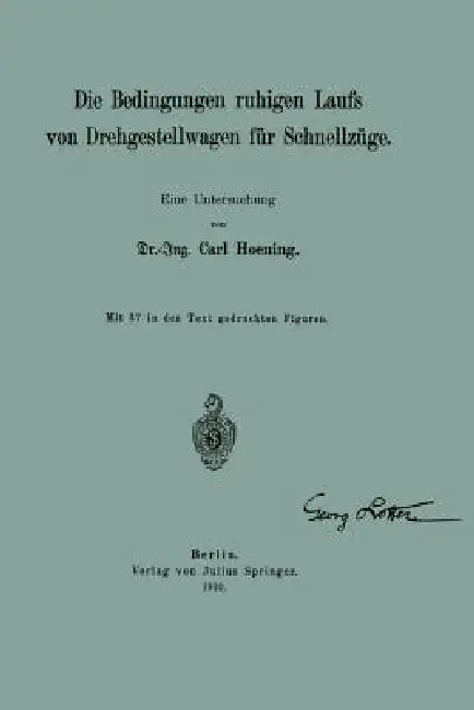 Buy Die Bedingungen Ruhigen Laufs Von Drehgestellwagen Für Schnellzüge | by Carl Hoening | Springer | by Carl Hoening | Springer | by Carl Hoening | Springer | by Carl Hoening | Springer | by Carl Hoening | Springer | by Carl Hoening | Springer | by Carl Hoening | Springer | by Carl Hoening | Springer | by Carl Hoening | Springer | by Carl Hoening | Springer | by Carl Hoening | Springer | by Carl Hoening | Springer | by Carl Hoening | Springer | by Carl Hoening | Springer | by Carl Hoening | Springe — BookShops.in