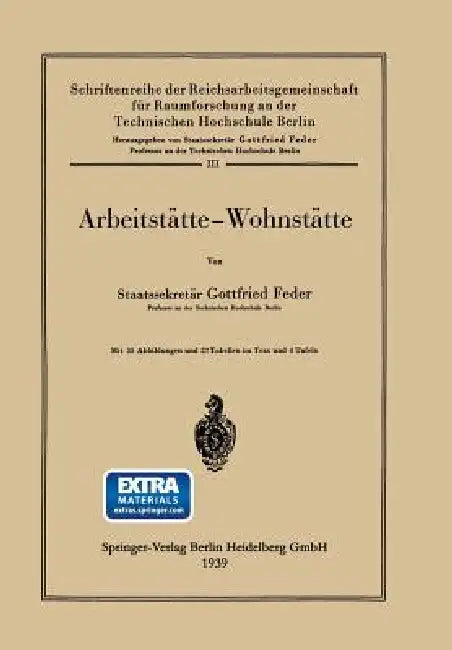 Buy Arbeitstätte -- Wohnstätte | by Gottfried Feder | Gottfried — BookShops.in