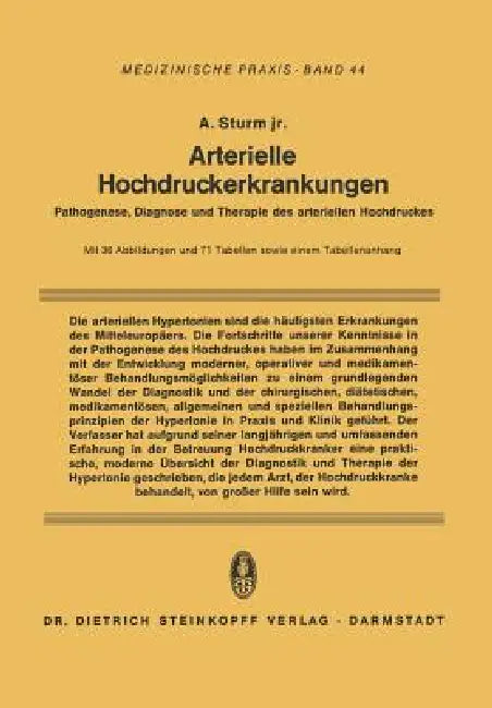 Buy Arterielle Hochdruckerkrankungen (English, Sturm | F. Grosse-Brockhoff) — BookShops.in
