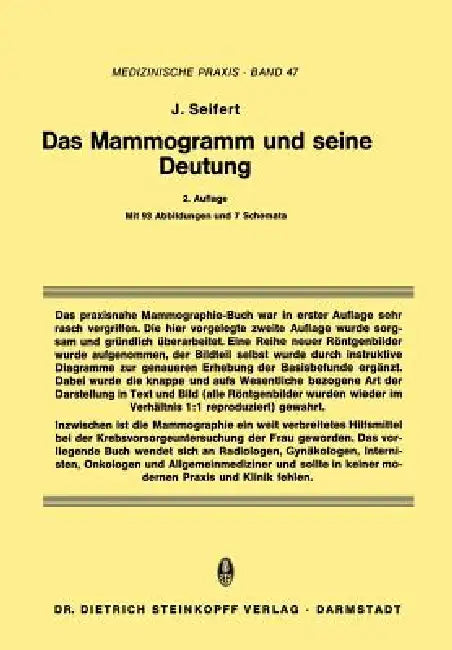 Buy Das Mammogramm Und Seine Deutung | by Jürgen Seifert | E. Scherer | Steinkopff | by Jürgen Seifert | E. Scherer | Steinkopff | by Jürgen Seifert | E. Scherer | Steinkopff | by Jürgen Seifert | E. Scherer | Steinkopff | by Jürgen Seifert | E. Scherer | Steinkopff | by Jürgen Seifert | E. Scherer | Steinkopff | by Jürgen Seifert | E. Scherer | Steinkopff | by Jürgen Seifert | E. Scherer | Steinkopff | by Jürgen Seifert | E. Scherer | Steinkopff | by Jürgen Seifert | E. Scherer | Steinkopff | by Jü — BookShops.in