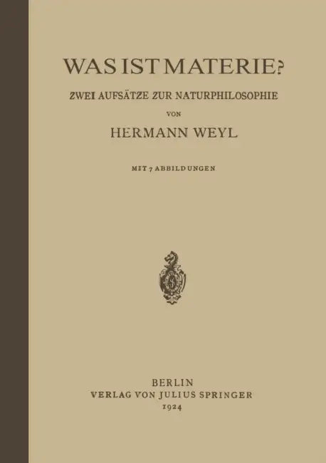 Buy Was Ist Materie? (English, Hermann Weyl) — BookShops.in