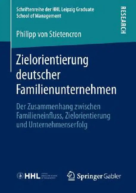 Buy Zielorientierung Deutscher Familienunternehmen (English, Philipp Stietencron) — BookShops.in