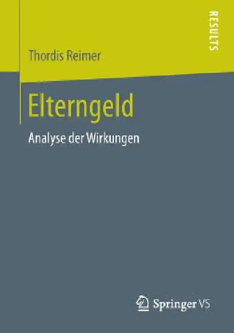 Buy Elterngeld (English, Thordis Reimer) — BookShops.in