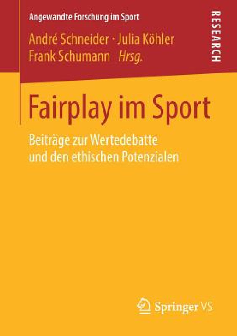 Buy Fairplay Im Sport (English, André Schneider | Julia Köhler | Frank Schumann) — BookShops.in