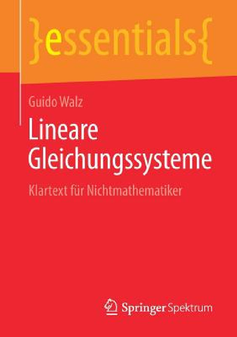 Buy Lineare Gleichungssysteme (English, Guido Walz) — BookShops.in