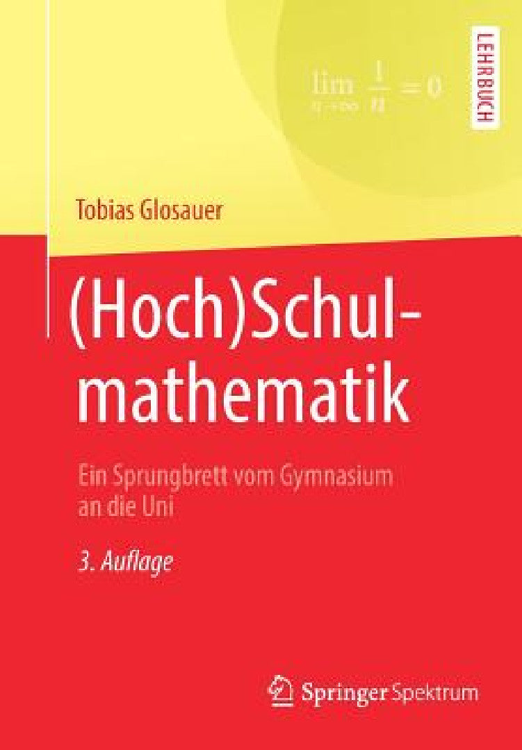 Buy (Hoch)Schulmathematik (English, Tobias Glosauer) — BookShops.in