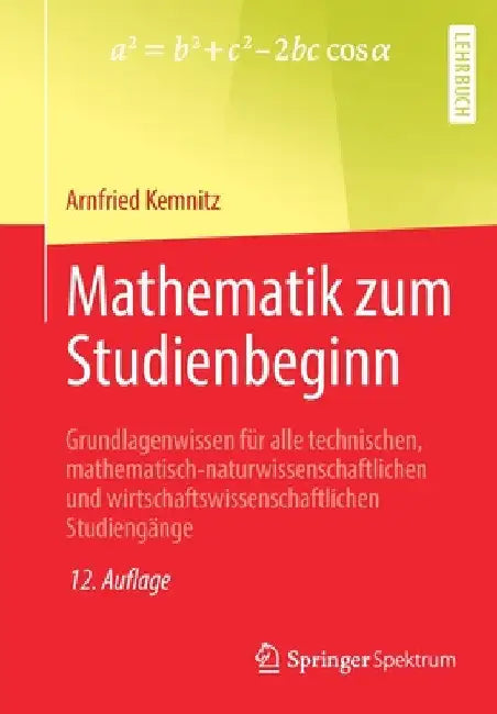 Buy Mathematik Zum Studienbeginn (English, Arnfried Kemnitz) — BookShops.in