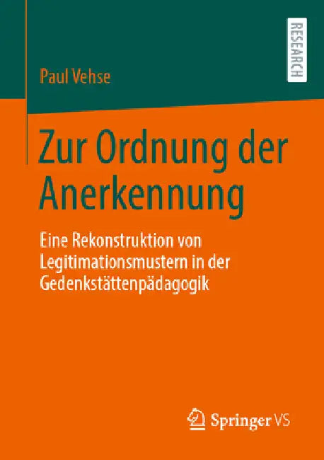Buy Zur Ordnung Der Anerkennung (English, Paul Vehse) — BookShops.in