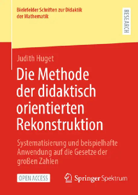 Buy Die Methode Der Didaktisch Orientierten Rekonstruktion (English, Judith Huget) — BookShops.in