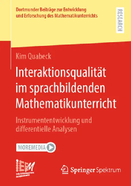 Buy Interaktionsqualität Im Sprachbildenden Mathematikunterricht (English, Kim Quabeck) — BookShops.in